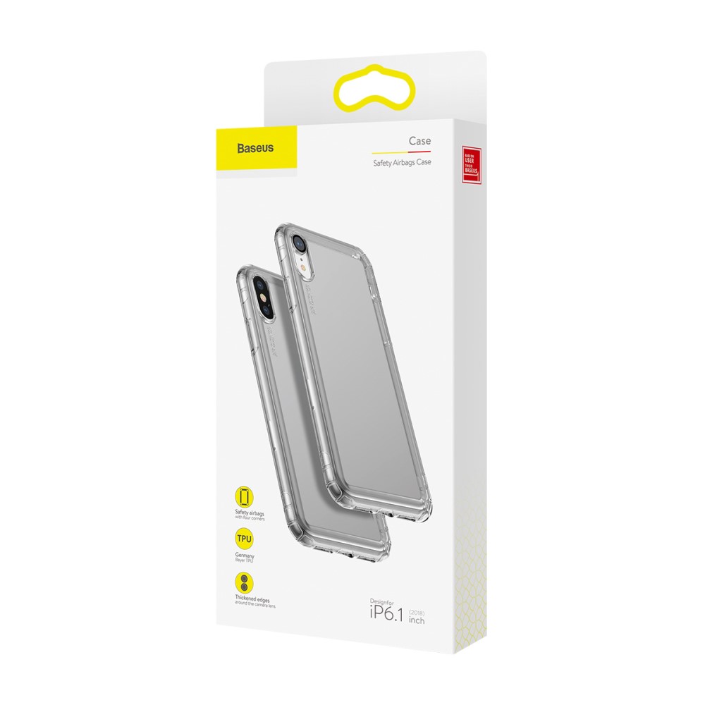 Husa iPhone XR 6.1'' Safety Airbags Transparenta Baseus thumb