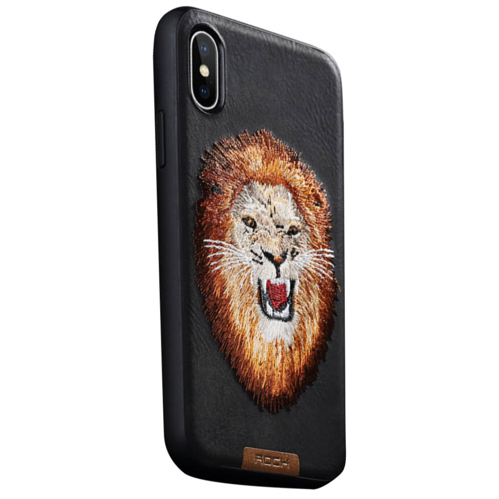 Husa iPhone XS 5.8'', Beast Series, Rock Lion thumb