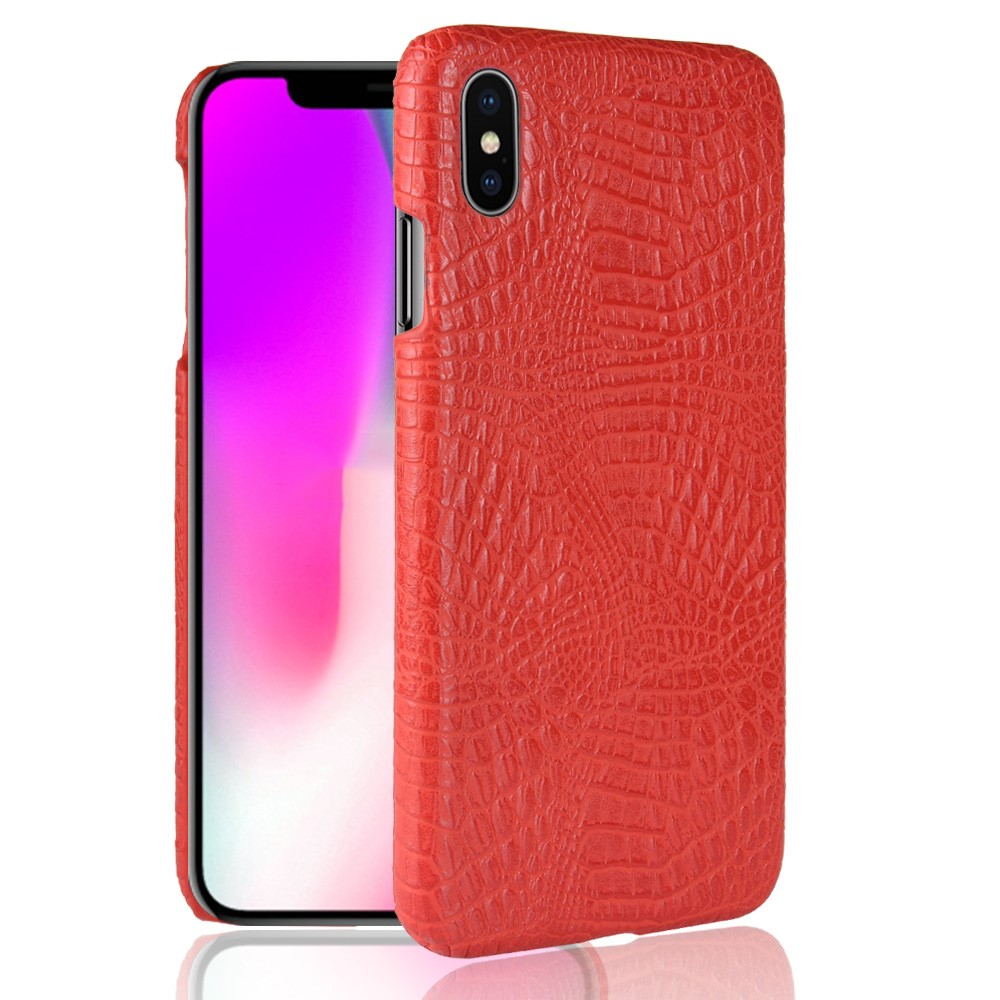 Husa iPhone XS Max 6.5'' Crocodile Texture Rosie thumb