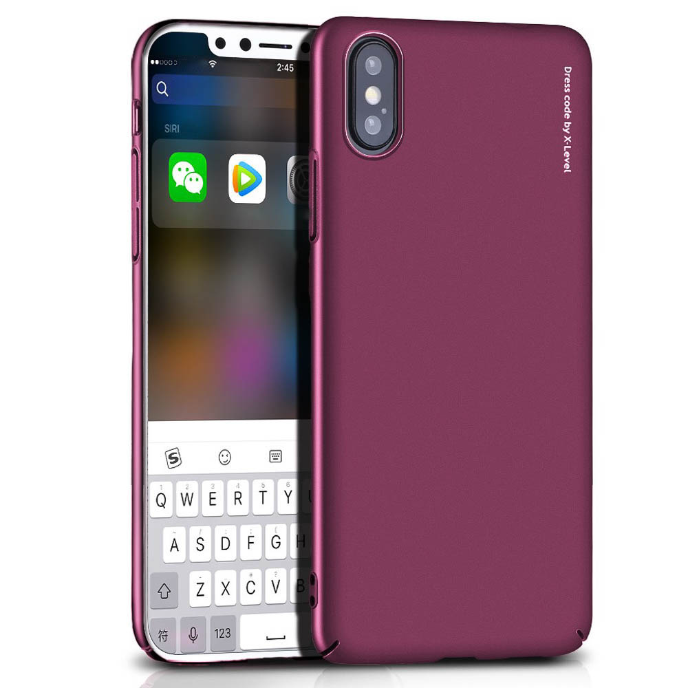 Husa iPhone XS Max 6.5'' Knight Series Bordo X-Level thumb