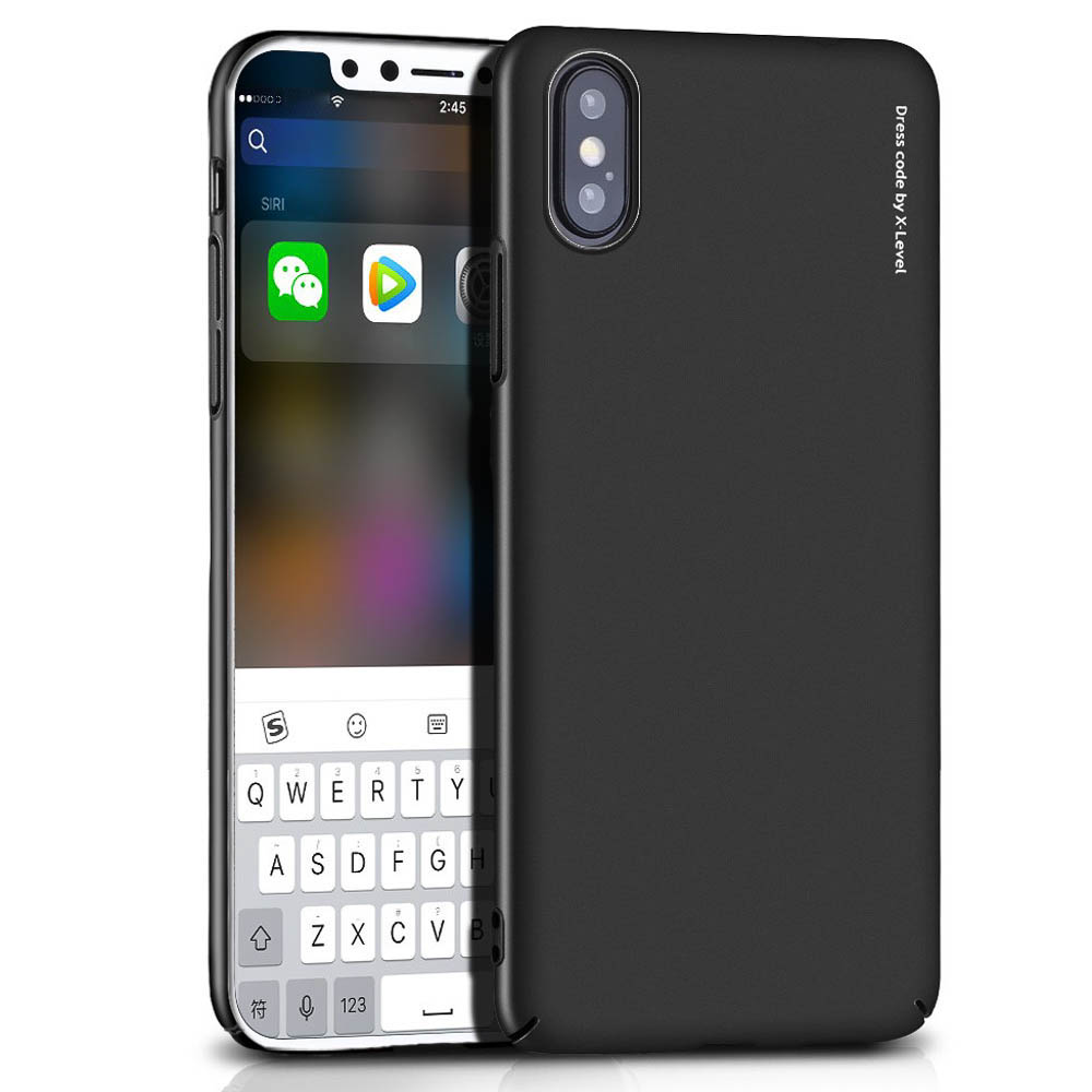 Husa iPhone XS Max 6.5'' Knight Series Neagra X-Level thumb