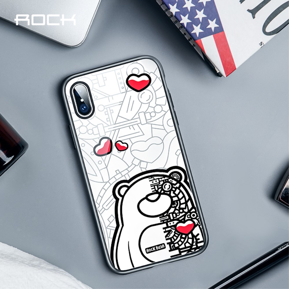 Husa iPhone XS Max 6.5'' Pattern Printing Rock, Machine thumb