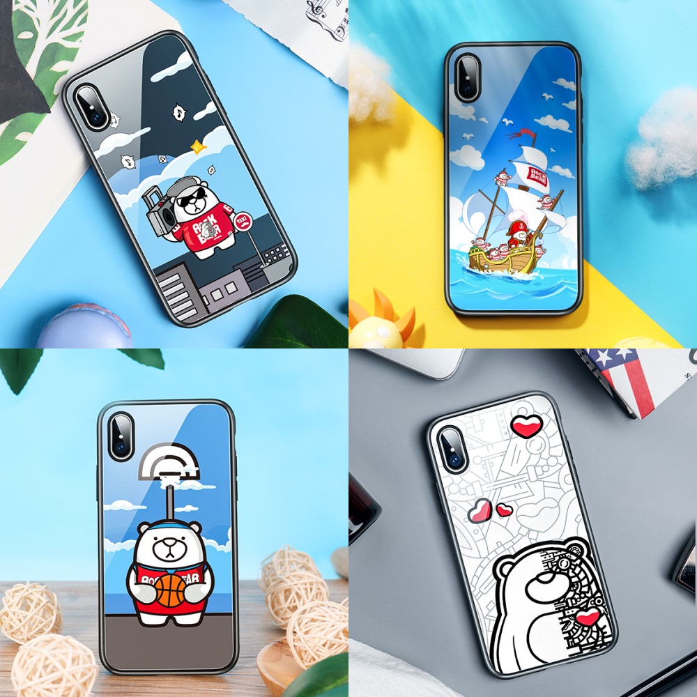 Husa iPhone XS Max 6.5'' Pattern Printing Rock, Machine thumb