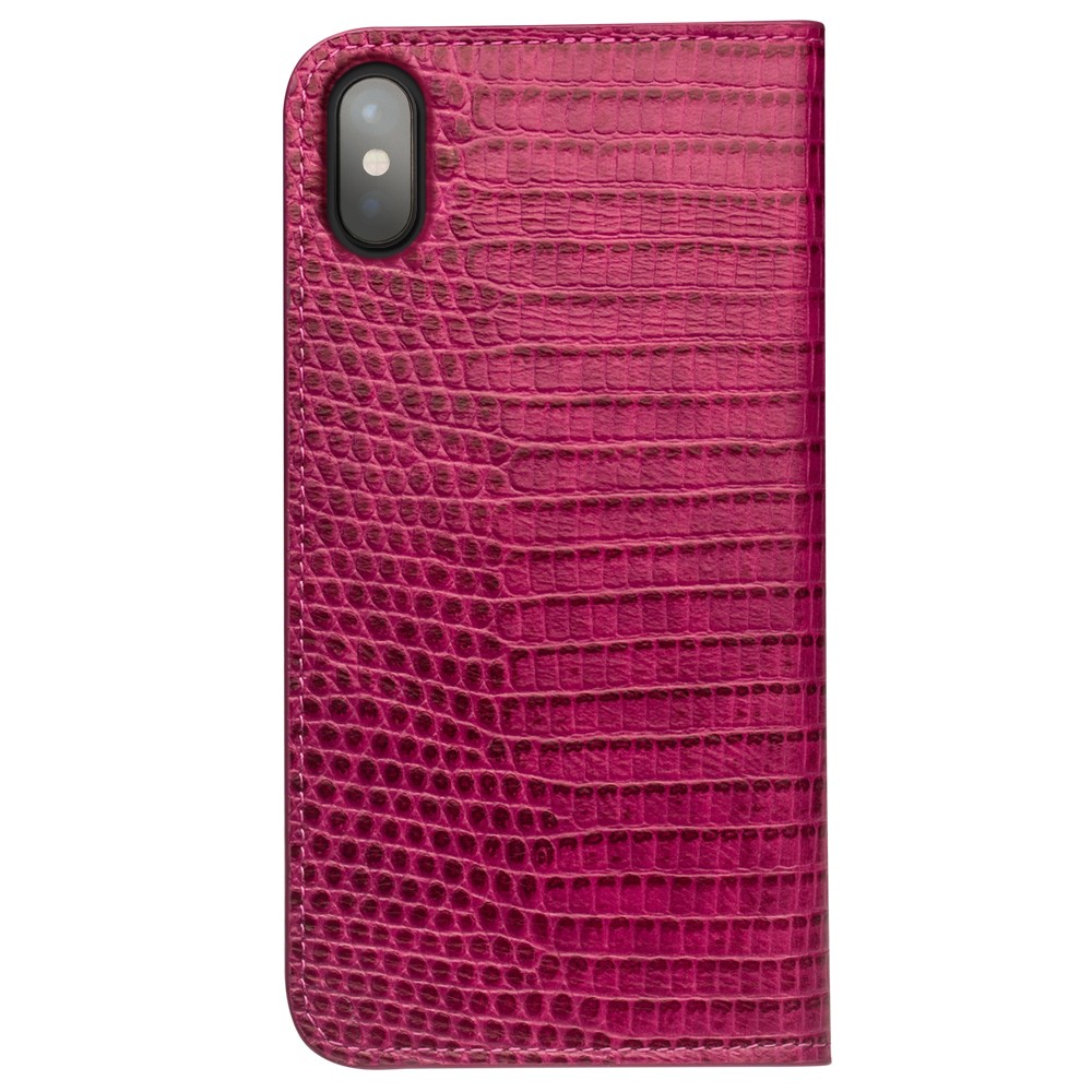 Husa iPhone X/Xs 5.8'' Crocodile Texture Qialino Roz thumb