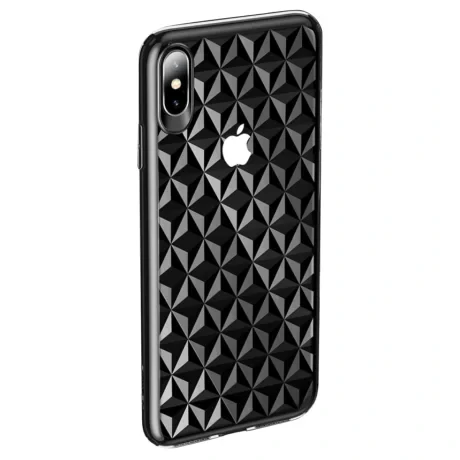 Husa iPhone X/XS 5.8&#039;&#039; Diamond Pattern Neagra Usams 