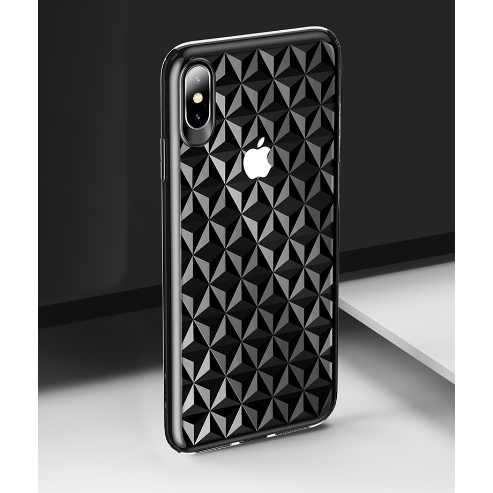 Husa iPhone X/XS 5.8'' Diamond Pattern Neagra Usams  thumb