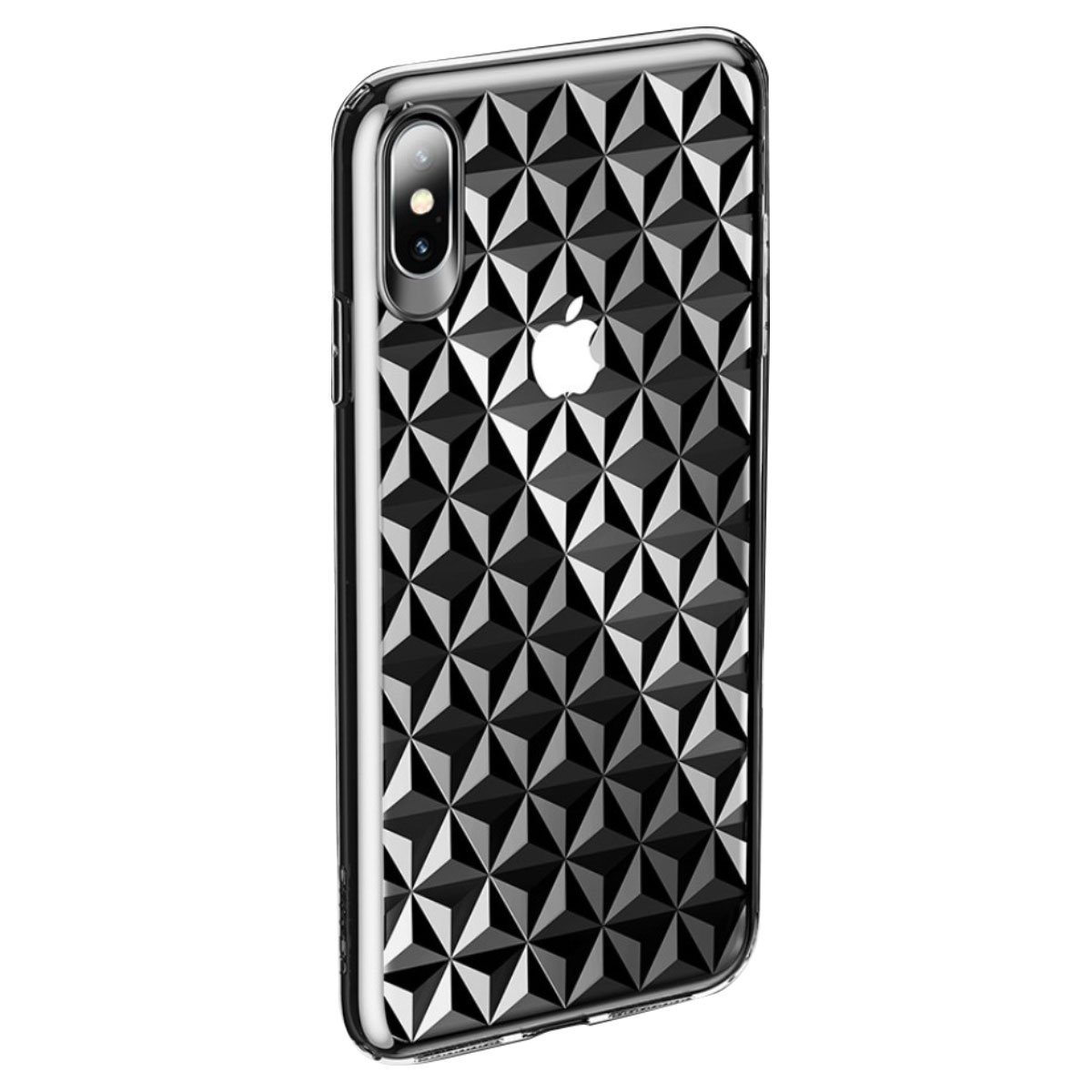 Husa iPhone X/Xs 5.8'' Diamond Pattern Transparenta Usams  thumb