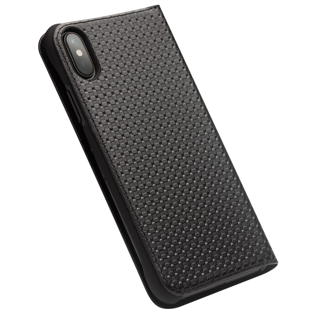 Husa iPhone X/XS Auto Absorbed Black Qialino  thumb