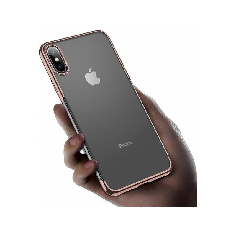 Husa iPhone X/XS  Shining , Baseus Auriu thumb