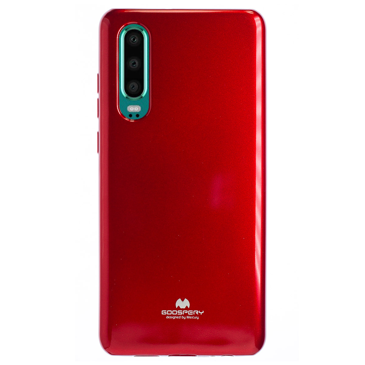 Husa Jelly Huawei P30, Goospery Rosu thumb