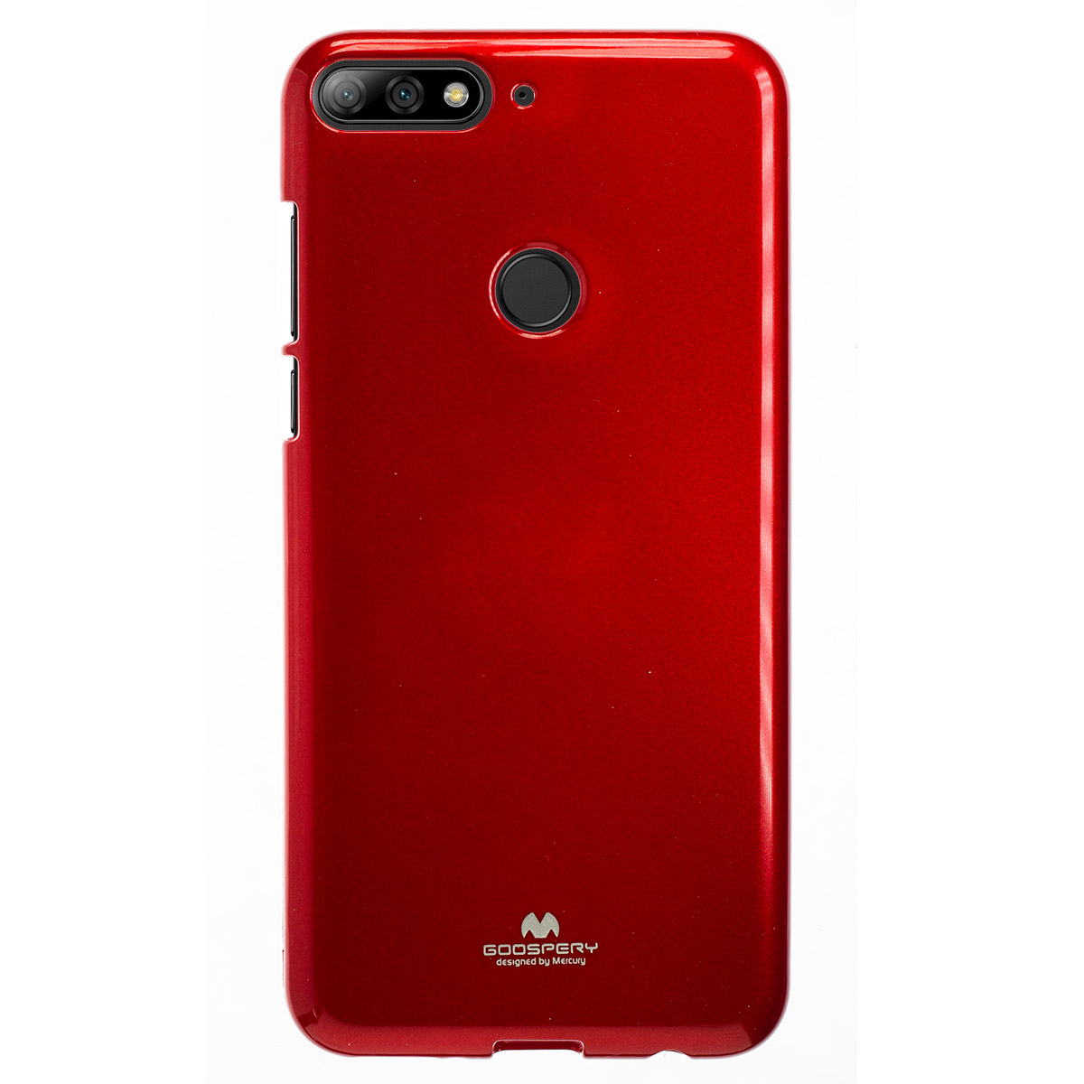 Husa Jelly Huawei Y7 Prime 2018 Goospery Rosu thumb