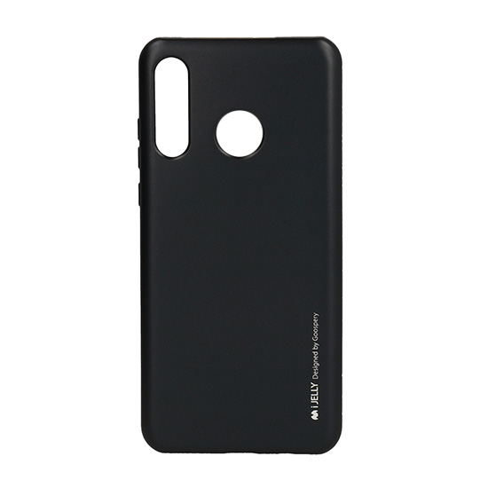 Husa Jelly Metal Huawei P30 Lite, Negru thumb