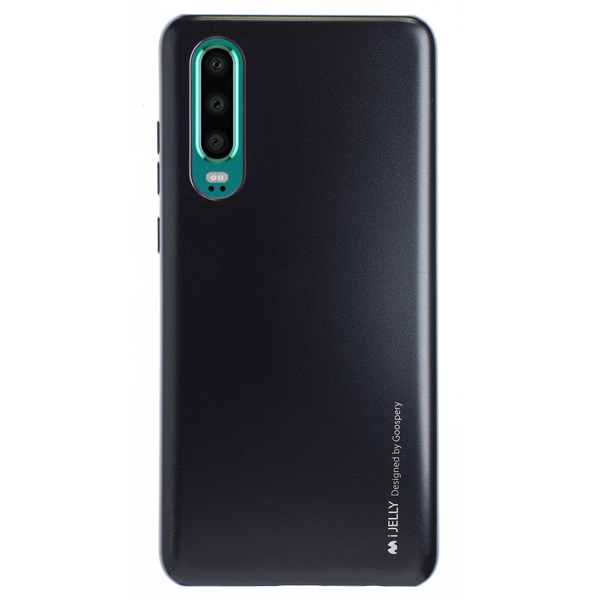 Husa Jelly Metal Huawei P30 , Negru  thumb