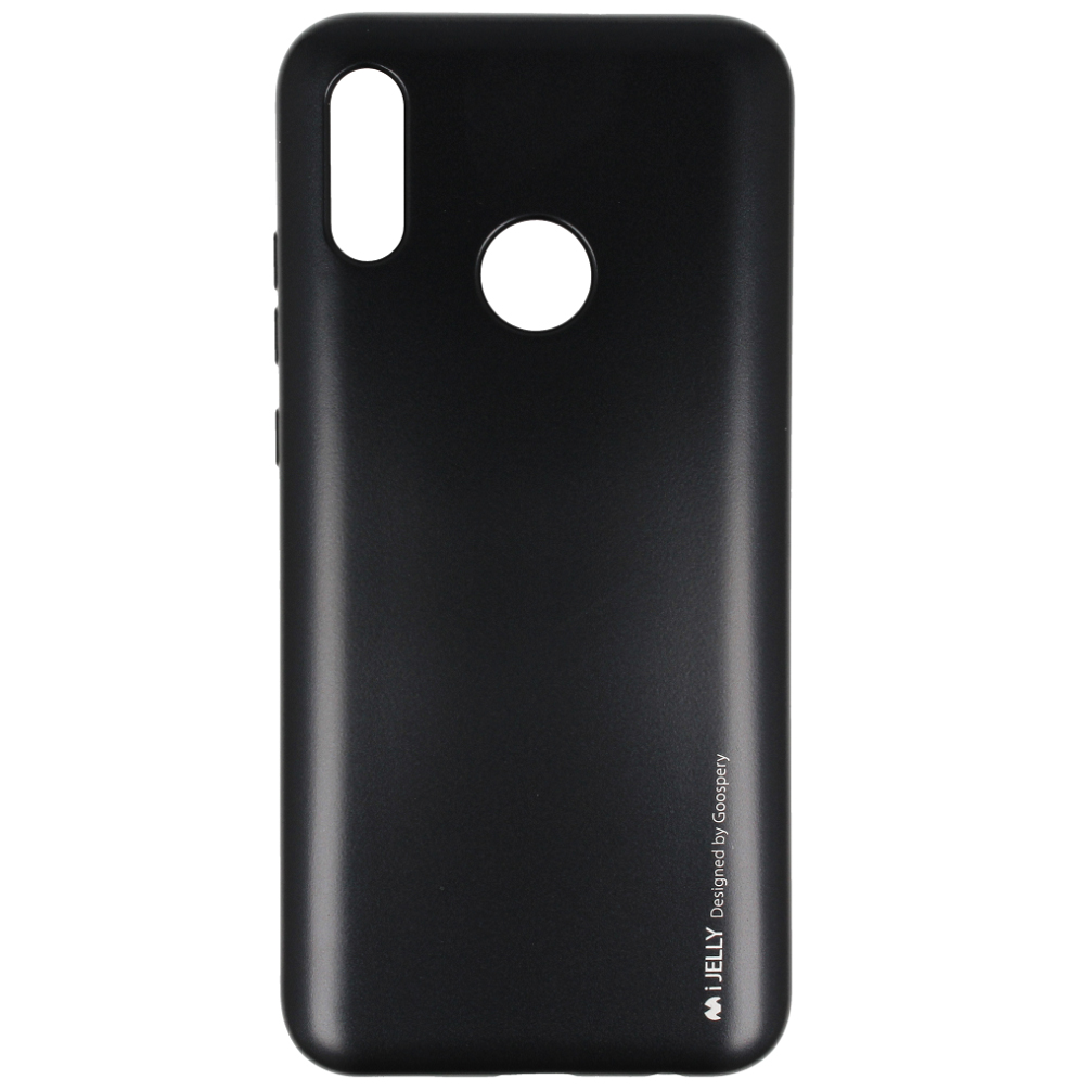 Husa Jelly Metal Huawei Y6 2019 , Negru thumb