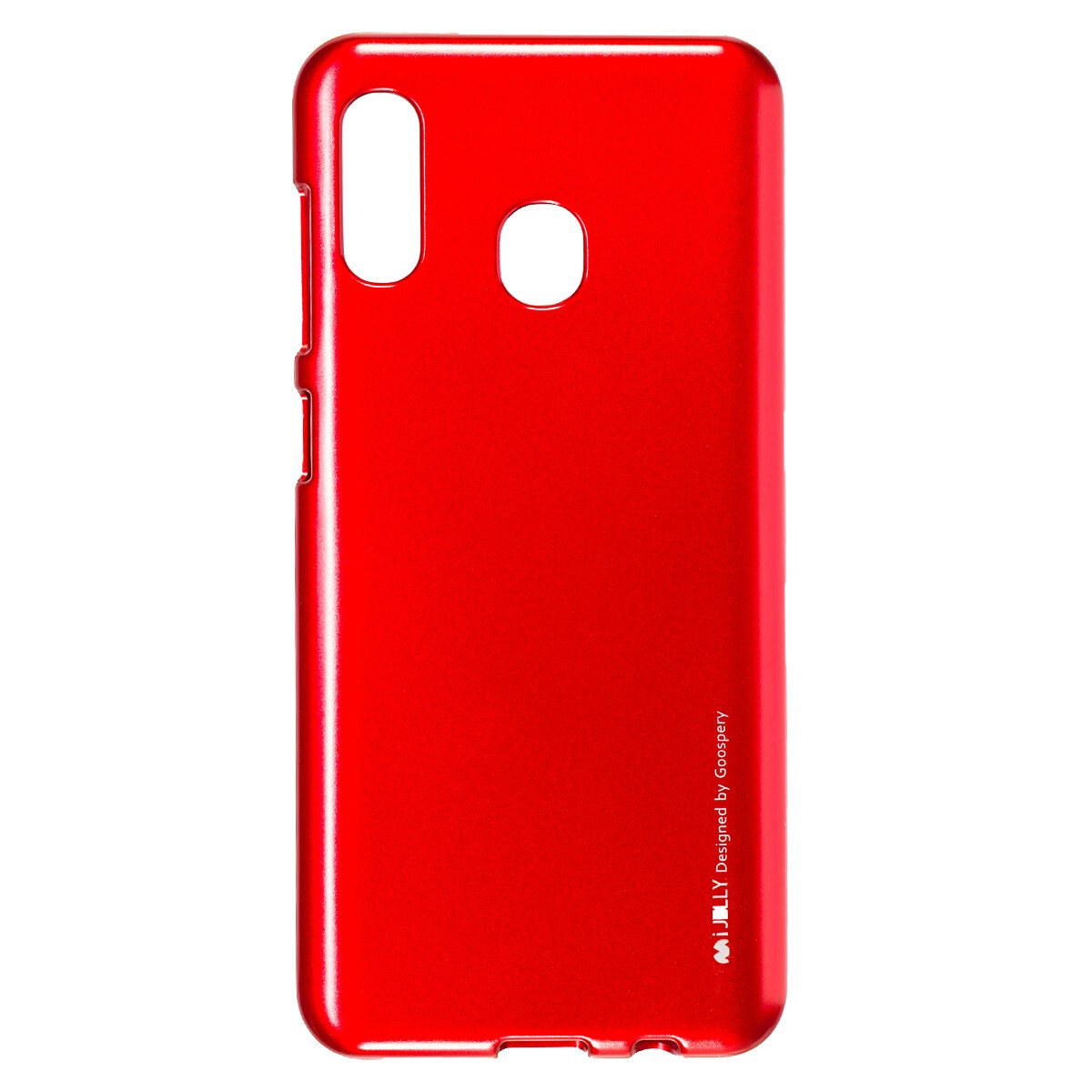 Husa Jelly Metal Samsung Galaxy A30, Goospery Rosu thumb