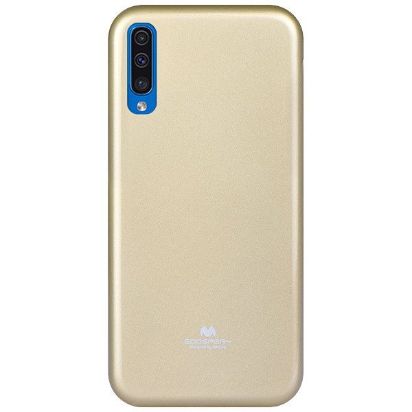 Husa Jelly Samsung Galaxy A50, Goospery Auriu thumb