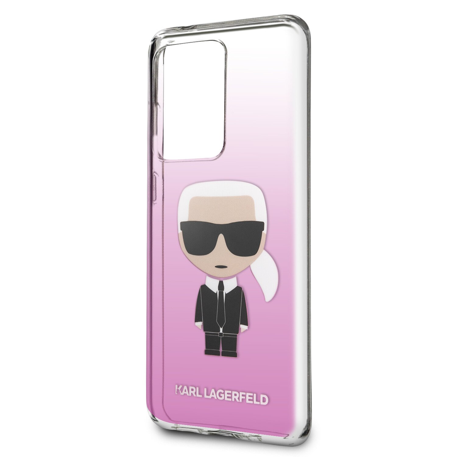 Husa Karl Lagerfeld Degrade Cover pentru Samsung Galaxy S20 Ultra Pink thumb