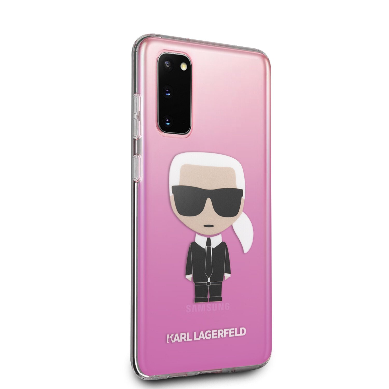 Husa Karl Lagerfeld Degrade pentru Samsung Galaxy S20, Roz thumb