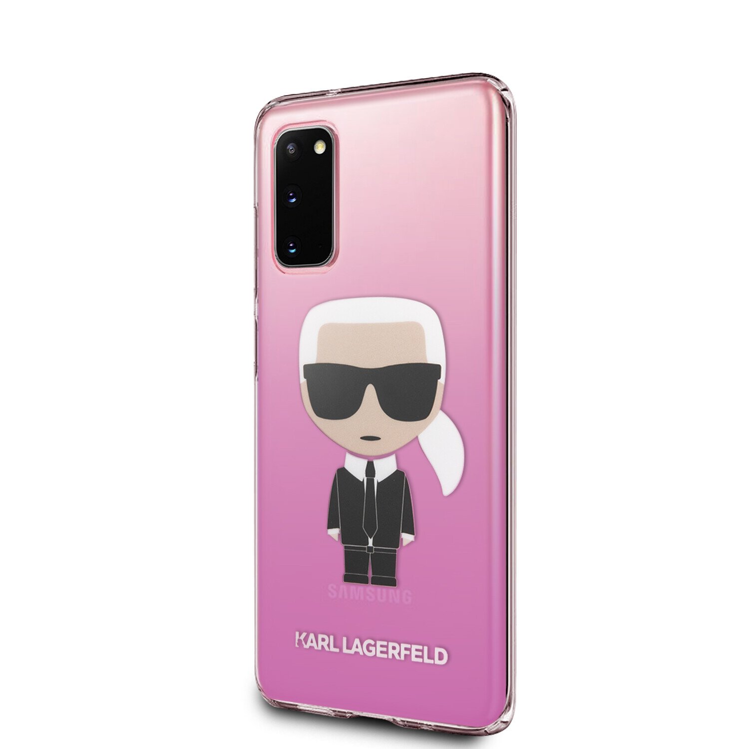 Husa Karl Lagerfeld Degrade pentru Samsung Galaxy S20, Roz thumb