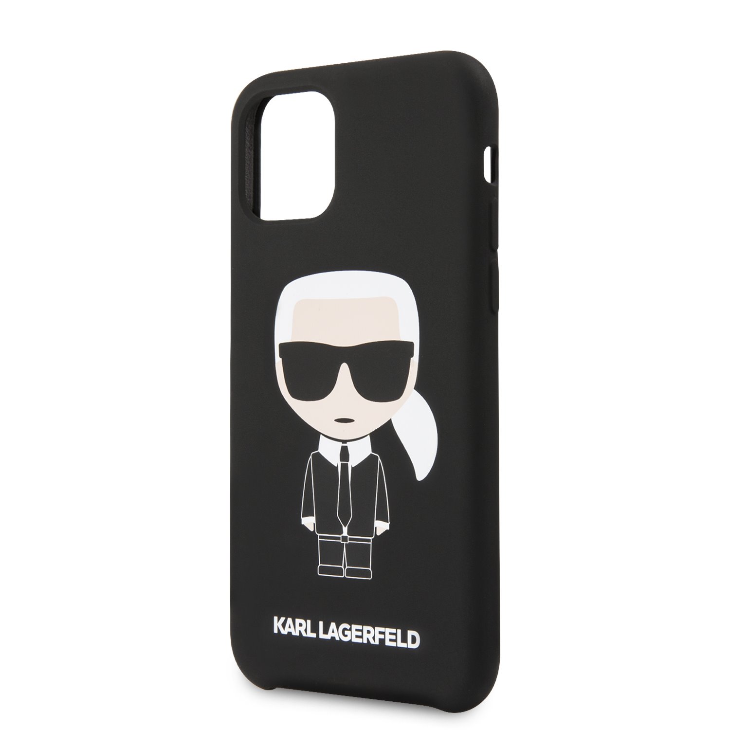 Husa Karl Lagerfeld Ikonik Silicone pentru iPhone 11 Pro Max, Negru thumb