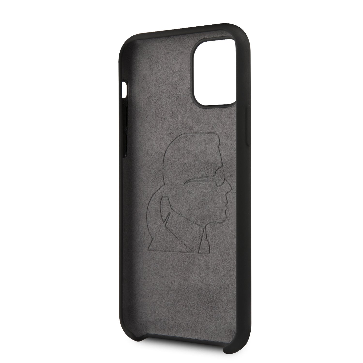 Husa Karl Lagerfeld Ikonik Silicone pentru iPhone 11 Pro Max, Negru thumb