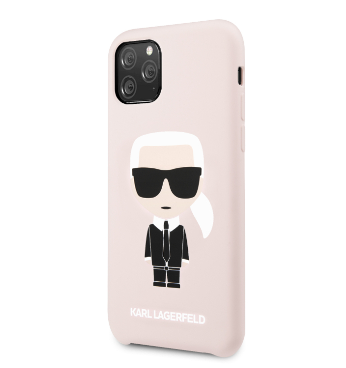 Husa Karl Lagerfeld Silicone pentru iPhone 11 Roz thumb