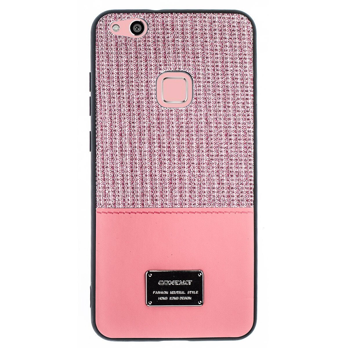 Husa Magnetica Huawei P10 Lite, Roz Glitter CTK thumb