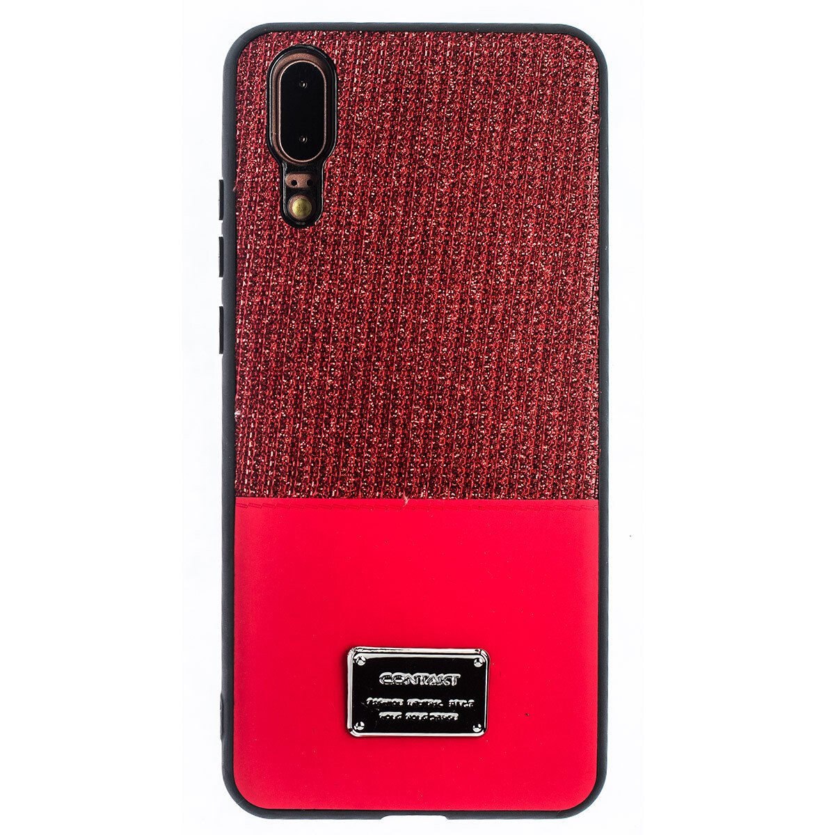 Husa Magnetica Huawei P20, Rosu Glitter CTK thumb