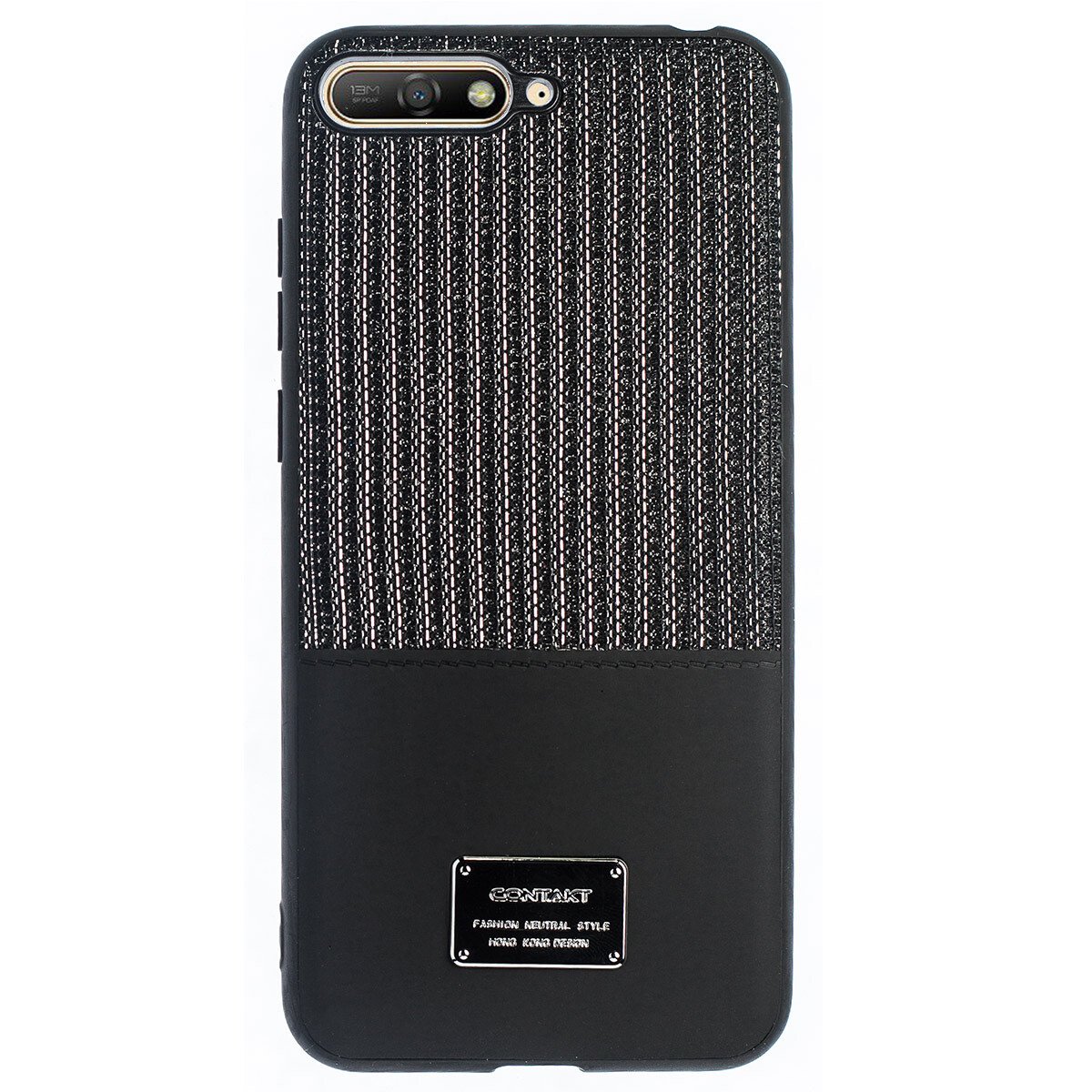 Husa Magnetica Huawei Y6 2018, Negru Glitter CTK thumb