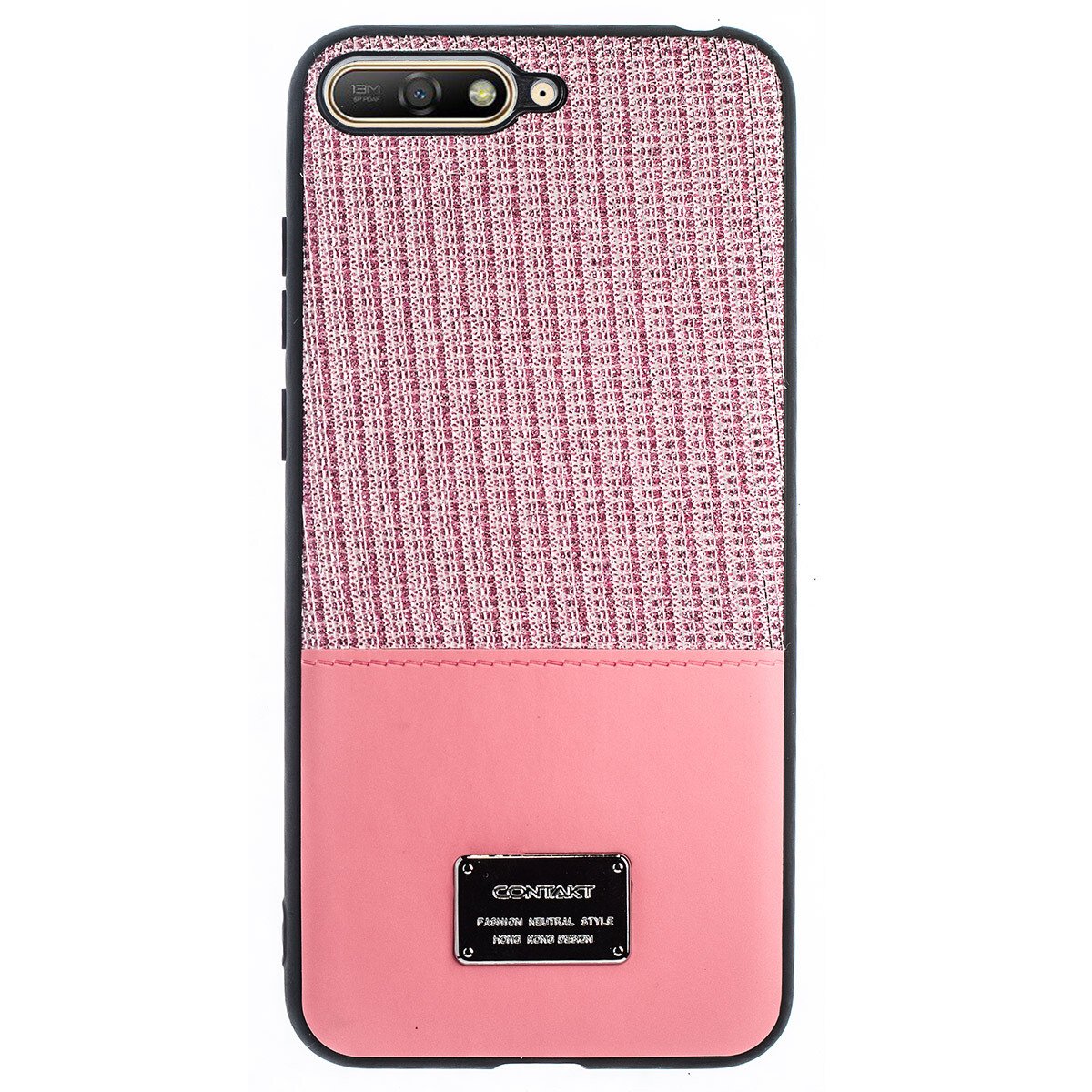 Husa Magnetica Huawei Y6 2018, Roz Glitter CTK thumb