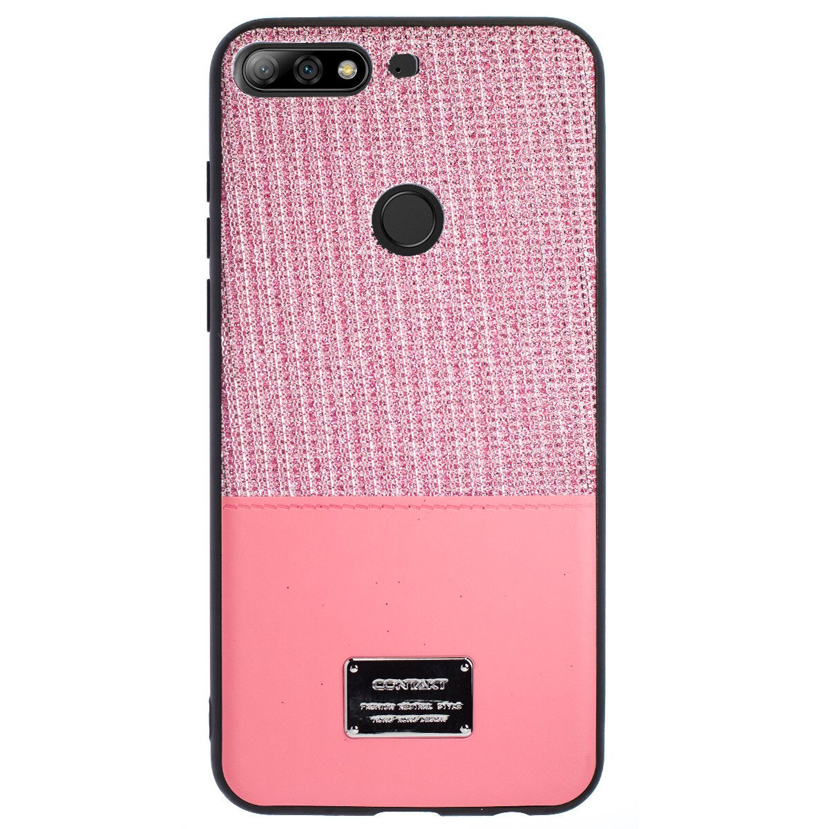 Husa Magnetica Huawei Y7 Prime 2018, Roz Glitter CTK thumb