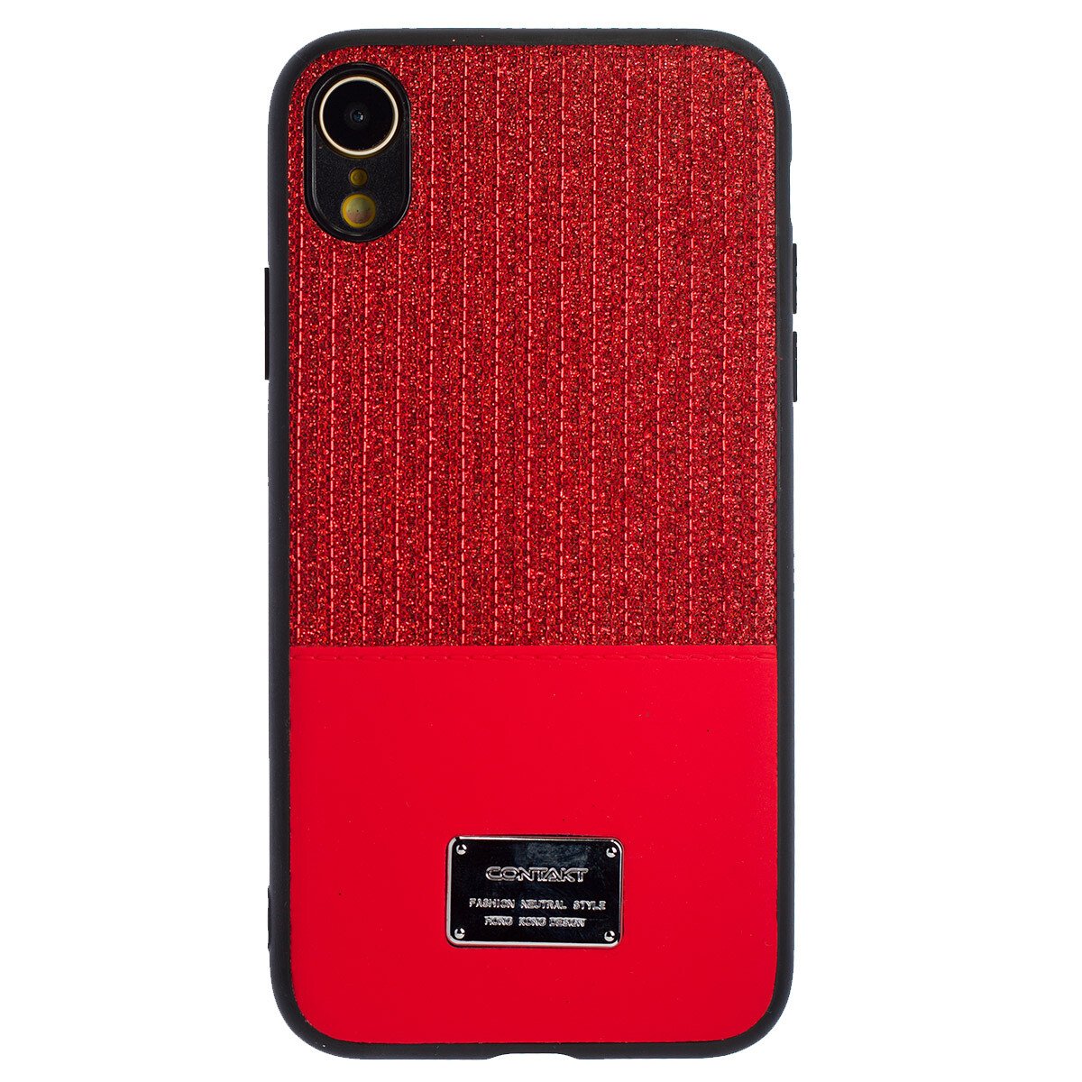 Husa Magnetica iPhone XR, Rosu Glitter CTK thumb