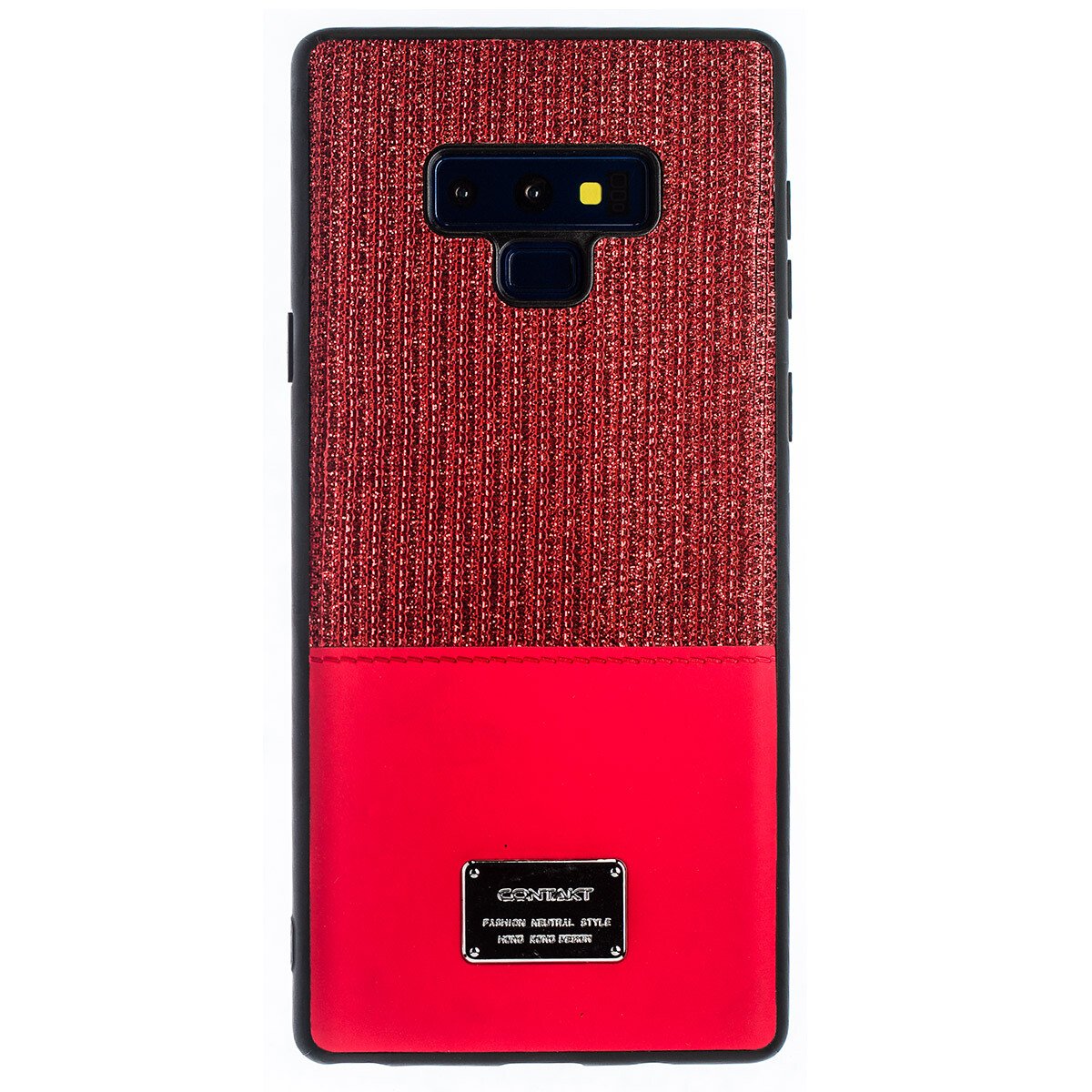 Husa Magnetica Samsung Galaxy Note 9, Rosu Glitter CTK thumb