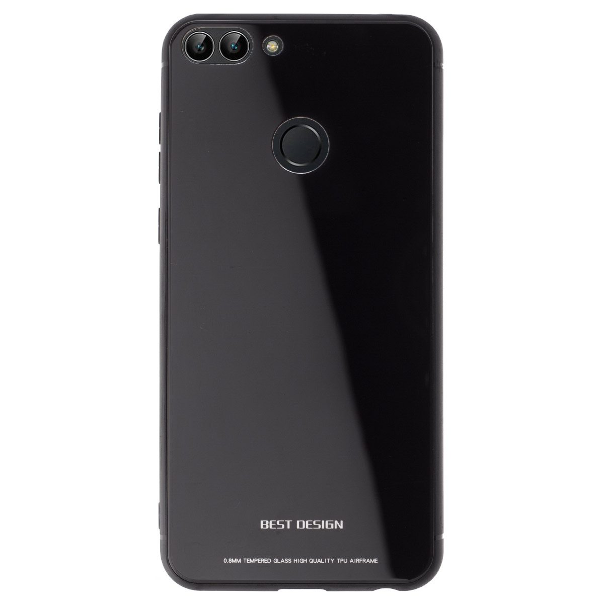 Husa Oglinda Huawei P Smart, Negru thumb