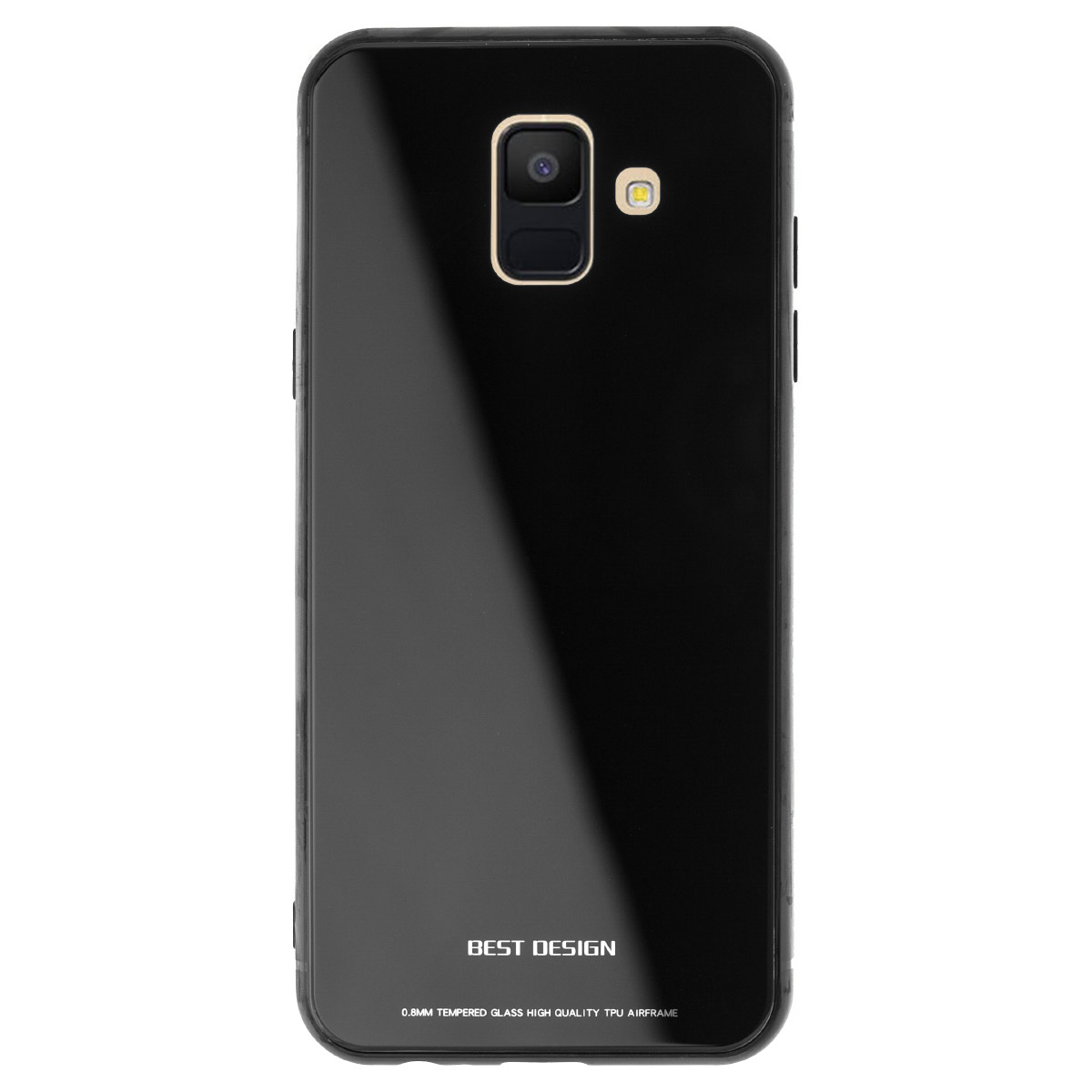 Husa Oglinda Samsung Galaxy A6 2018, Neagra thumb