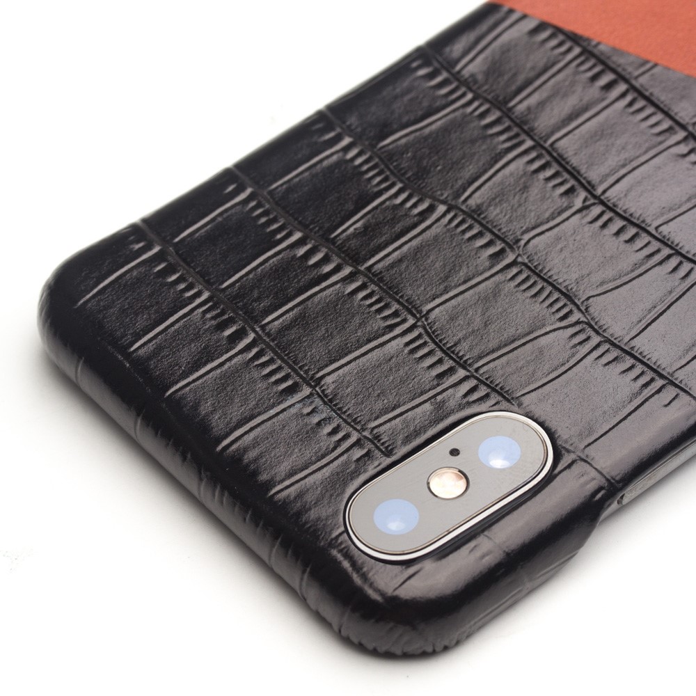 Husa piele iPhone X/Xs 5.8'', Crocodile texture Qialino thumb