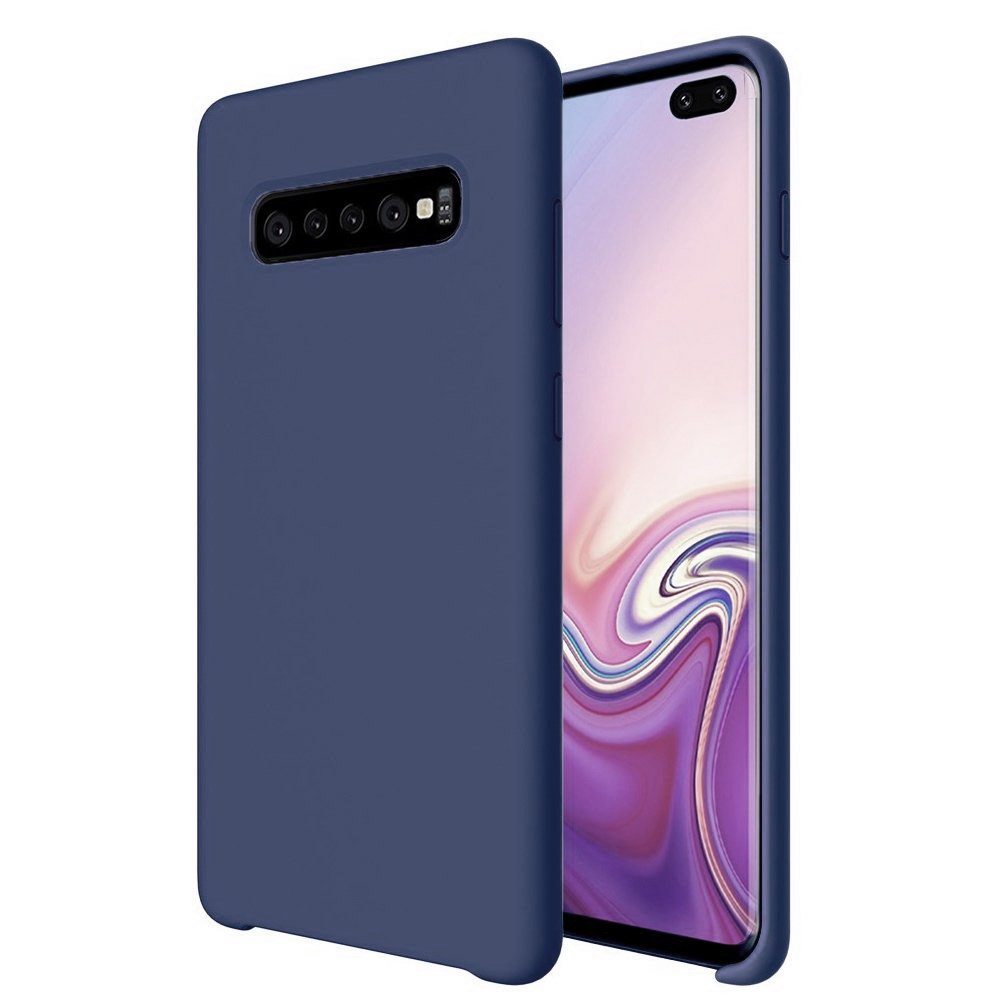 Husa Samsung Galaxy S10 Plus Soft Flexible SIlicone Albastru thumb