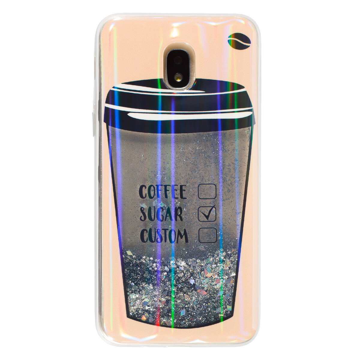 Husa Silicon Fashion Samsung Galaxy J3 2018,  Liquid Coffee thumb