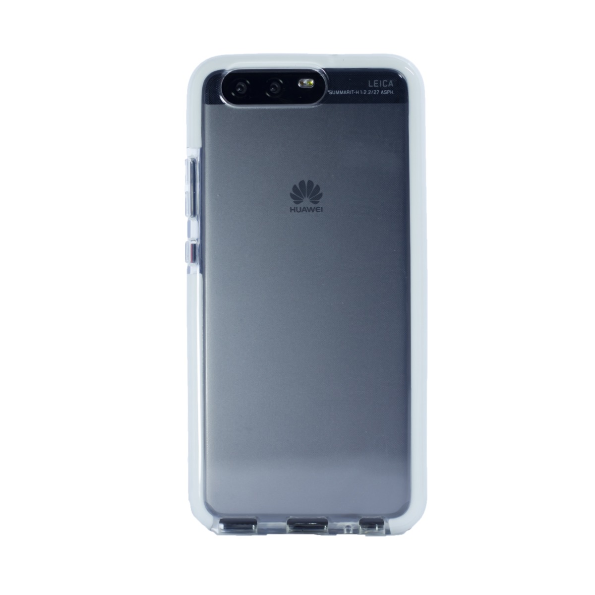 Husa silicon Huawei P10, Contakt Rama Alba thumb