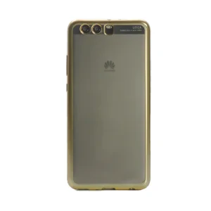 HUsa silicon Huawei P10 Plus, Contakt Rama Aurie