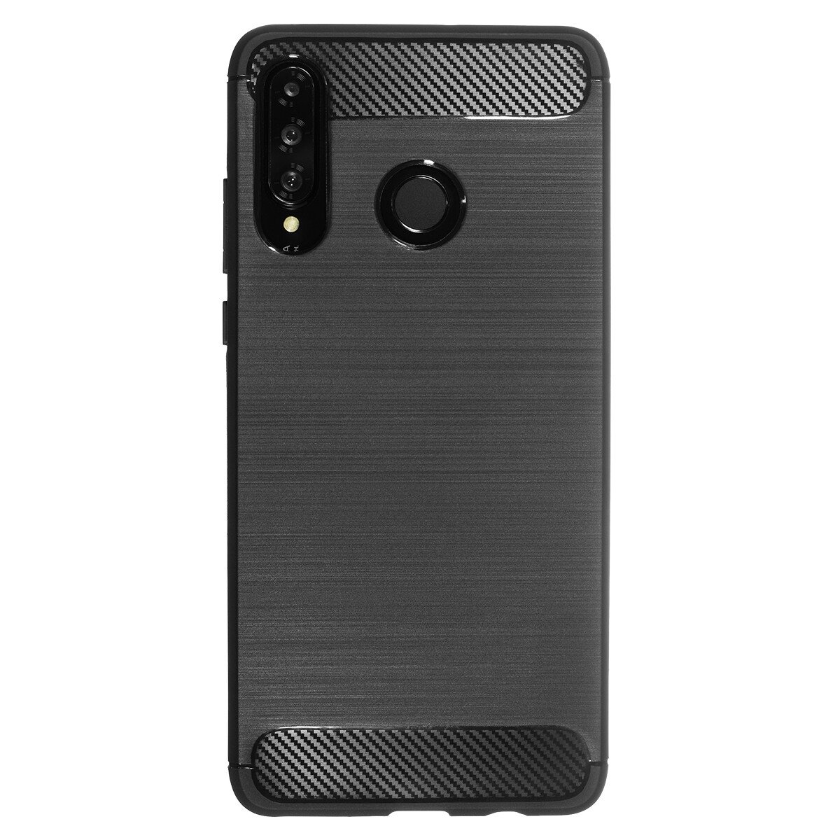 Husa Silicon Huawei P30 Lite, Carbon Negru thumb