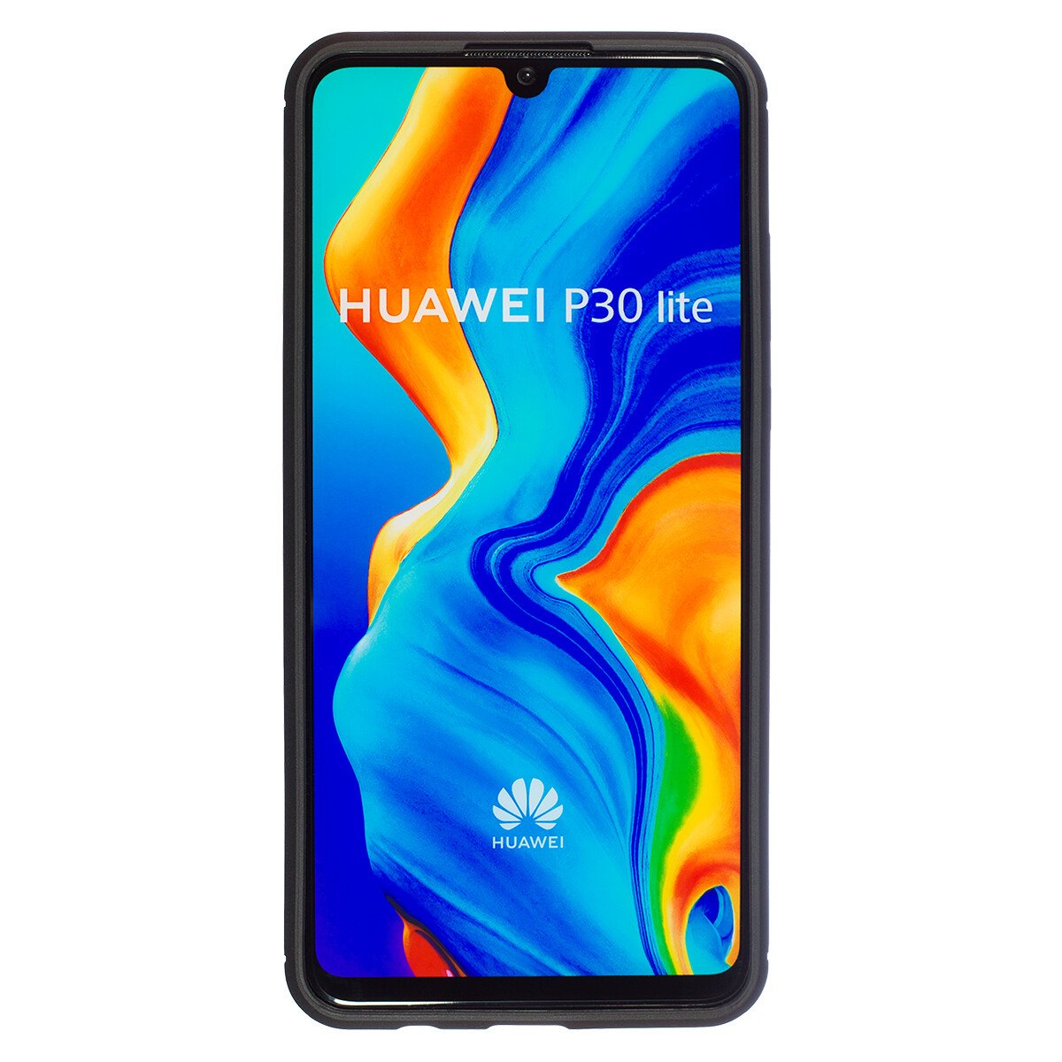 Husa Silicon Huawei P30 Lite, Negru Carbon Ipaky thumb