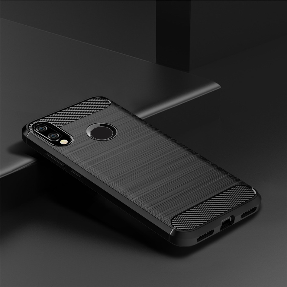 Husa Silicon Huawei Y6 2019, Negru Carbon thumb