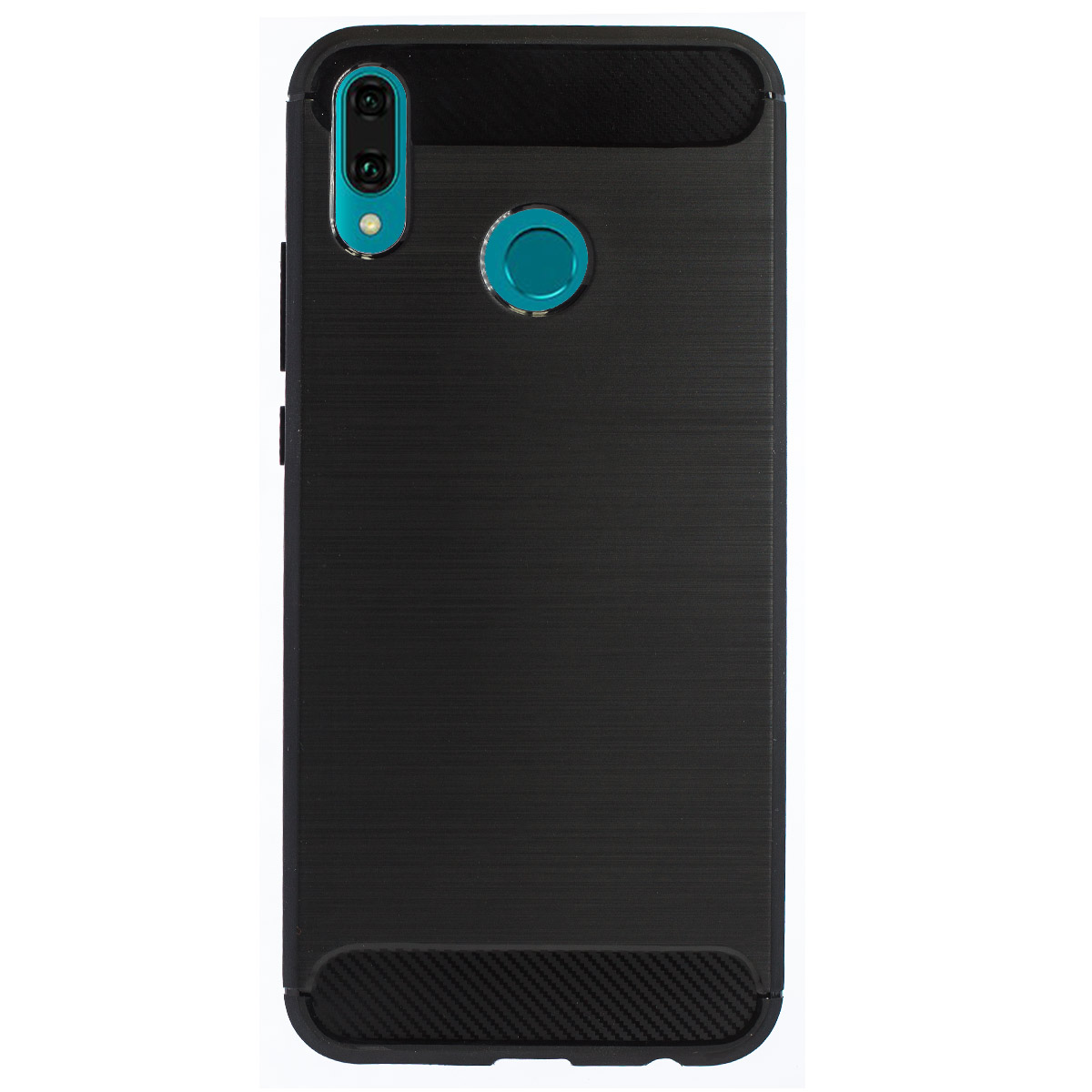 Husa Silicon Huawei Y9 2019, Negru Carbon thumb