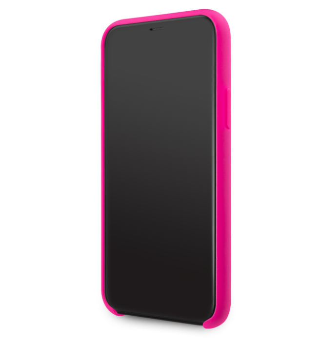 Husa silicon iPhone 11 Pro Max Tone on Tone Fuchsia Guess thumb