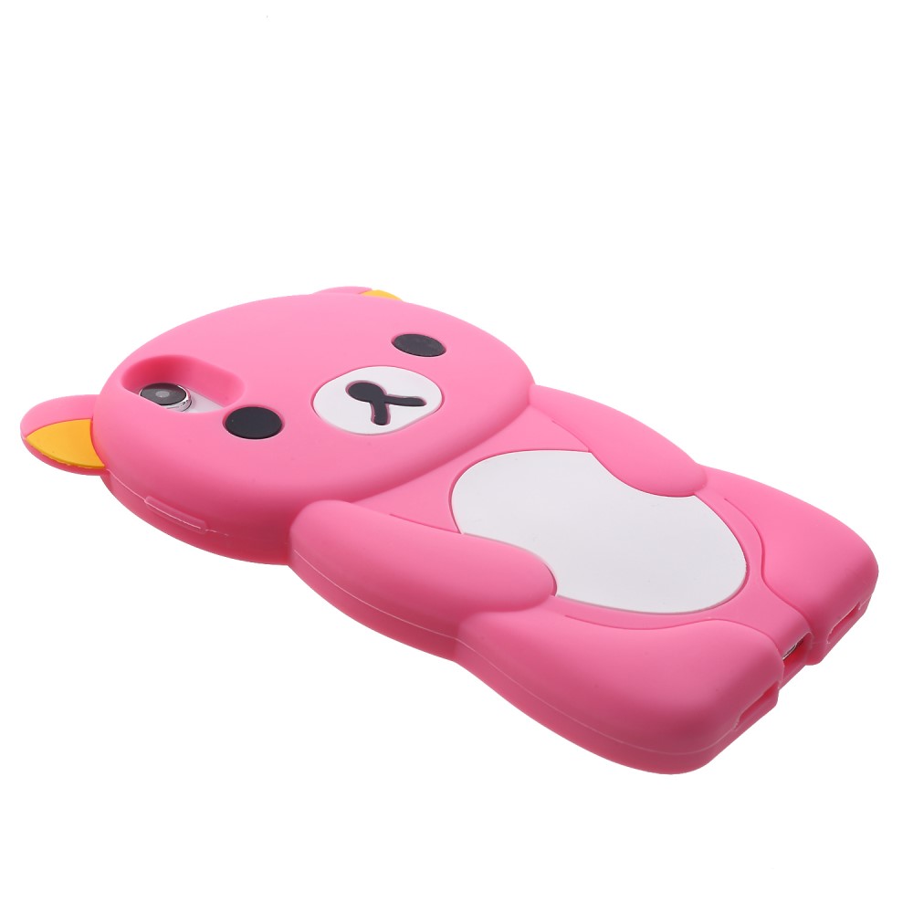 Husa silicon iPhone XR 6.1'' 3D Rilakkuma Roz thumb