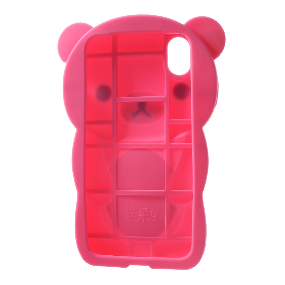 Husa silicon iPhone XR 6.1'' 3D Rilakkuma Roz thumb