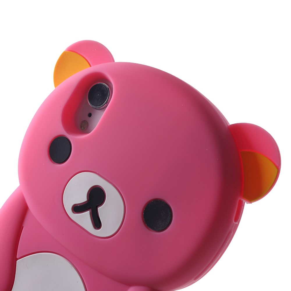 Husa silicon iPhone XR 6.1'' 3D Rilakkuma Roz thumb