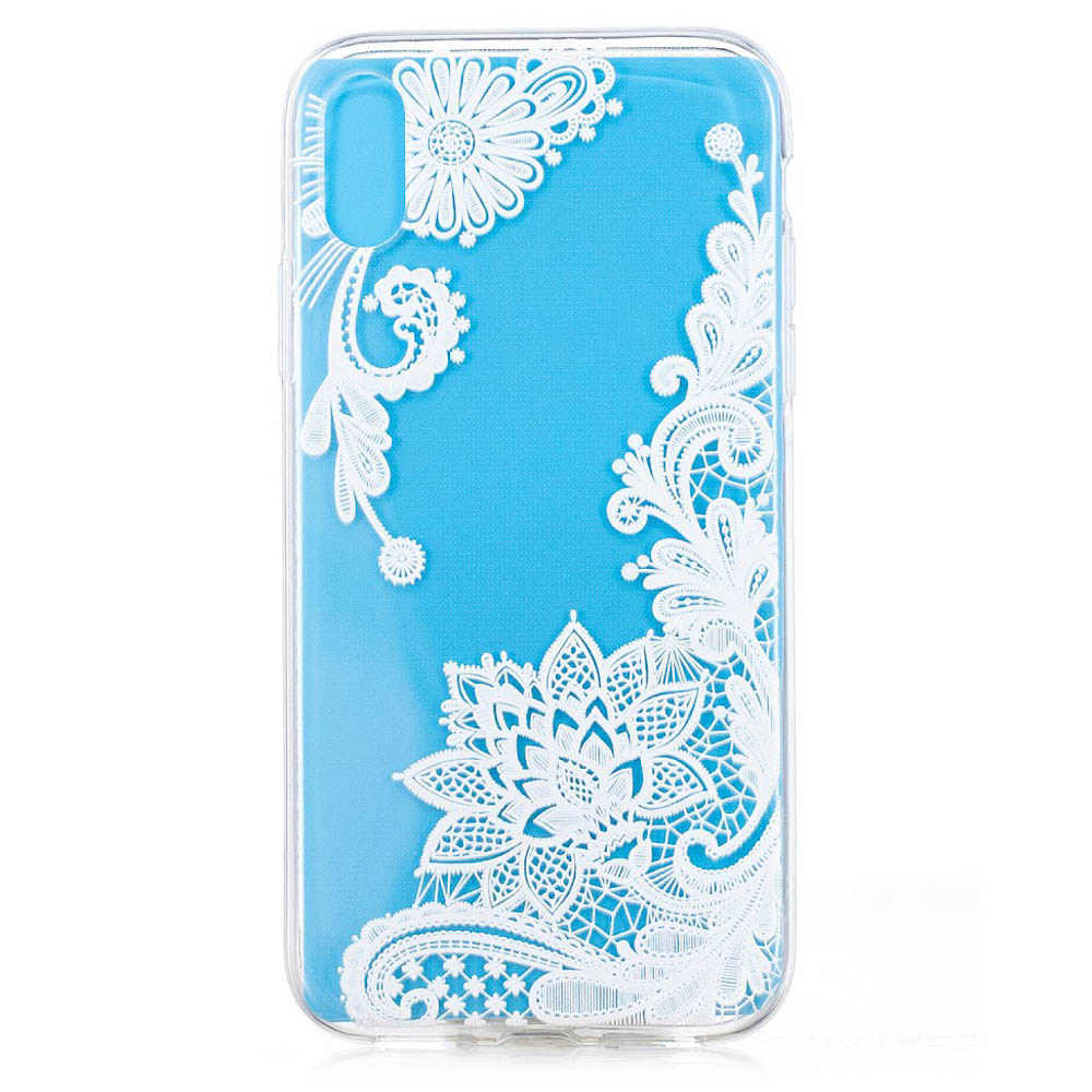 Husa silicon iPhone XR 6.1'', Lace Flower thumb