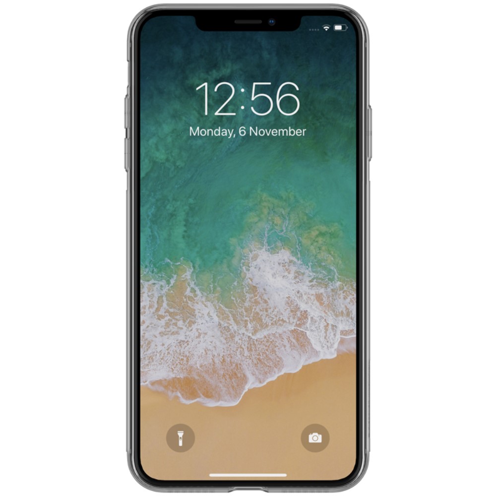 Husa silicon iPhone XS Max 6.5'', Nillkin Nature, Gri thumb